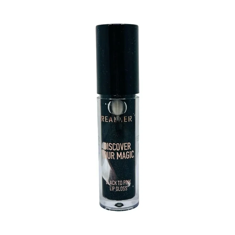 RealHer Discover Your Magic Black To Pink Lip Gloss - 0.12 fl oz - Bright Pink